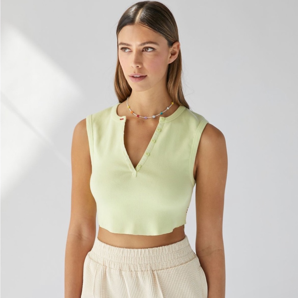 Urban Outfitters Henley Tank Top